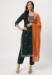 Picture of Enticing Cotton Sea Green Readymade Salwar Kameez