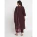 Picture of Sublime Cotton Brown Readymade Salwar Kameez