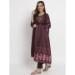 Picture of Sublime Cotton Brown Readymade Salwar Kameez