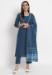 Picture of Splendid Cotton Midnight Blue Readymade Salwar Kameez