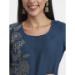 Picture of Splendid Cotton Midnight Blue Readymade Salwar Kameez