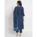 Picture of Splendid Cotton Midnight Blue Readymade Salwar Kameez