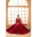 Picture of Enticing Net Dark Red Lehenga Choli