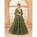 Picture of Gorgeous Net Dark Sea Green Lehenga Choli