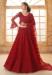 Picture of Shapely Net Maroon Lehenga Choli