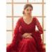 Picture of Shapely Net Maroon Lehenga Choli