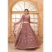 Picture of Good Looking Net Dark Olive Green Lehenga Choli