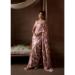 Picture of Grand Satin & Silk Rosy Brown Saree