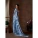 Picture of Amazing Satin & Silk Light Steel Blue Saree