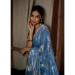 Picture of Amazing Satin & Silk Light Steel Blue Saree