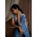 Picture of Amazing Satin & Silk Light Steel Blue Saree