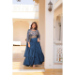 Picture of Chiffon Midnight Blue Readymade Lehenga Choli