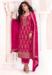 Picture of Sightly Silk Deep Pink Straight Cut Salwar Kameez