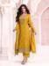 Picture of Radiant Silk Golden Rod Straight Cut Salwar Kameez