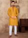 Picture of Wonderful Linen & Silk Golden Rod Kurtas