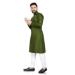 Picture of Beauteous Cotton Dark Olive Green Kurtas