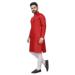 Picture of Beauteous Cotton Crimson Kurtas