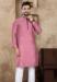 Picture of Well Formed Linen & Silk Light Coral Kurtas