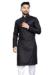 Picture of Good Looking Cotton Black Kurtas