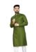 Picture of Magnificent Cotton Dark Olive Green Kurtas