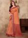 Picture of Pretty Linen & Silk Peru Saree