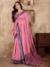 Picture of Good Looking Linen & Silk Light Coral Saree