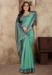 Picture of Good Looking Linen & Silk Light Sea Green Saree