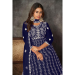 Picture of Graceful Net Midnight Blue Anarkali Salwar Kameez