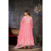 Picture of Delightful Net Light Pink Anarkali Salwar Kameez