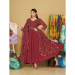 Picture of Graceful Georgette Maroon Anarkali Salwar Kameez