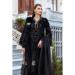 Picture of Pleasing Rayon Black Straight Cut Salwar Kameez