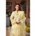 Picture of Cotton Pale Golden Rod Straight Cut Salwar Kameez