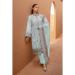 Picture of Cotton Light Steel Blue Straight Cut Salwar Kameez