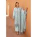 Picture of Cotton Light Steel Blue Straight Cut Salwar Kameez