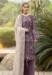 Picture of Lovely Georgette Purple Straight Cut Salwar Kameez