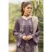 Picture of Lovely Georgette Purple Straight Cut Salwar Kameez