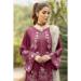 Picture of Resplendent Georgette Maroon Straight Cut Salwar Kameez