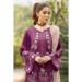 Picture of Georgette Rosy Brown Straight Cut Salwar Kameez