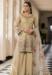 Picture of Graceful Georgette Tan Straight Cut Salwar Kameez