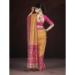 Picture of Classy Silk Golden Rod Saree