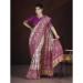 Picture of Exquisite Silk Plum Saree