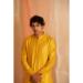 Picture of Nice Silk Dark Golden Rod Kurtis & Tunic