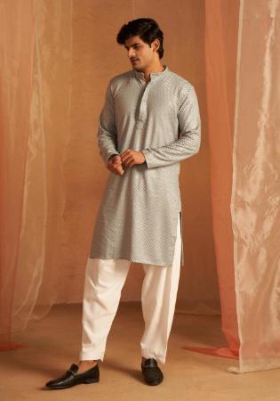 Picture of Superb Silk Dim Gray Kurtis & Tunic