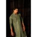 Picture of Resplendent Silk Dark Olive Green Kurtis & Tunic