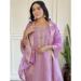 Picture of Fine Chiffon Plum Readymade Salwar Kameez