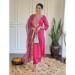 Picture of Magnificent Chiffon Fire Brick Readymade Salwar Kameez