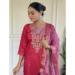 Picture of Magnificent Chiffon Fire Brick Readymade Salwar Kameez