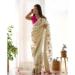 Picture of Elegant Organza Dark Khaki Saree