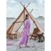 Picture of Alluring Cotton Plum Readymade Salwar Kameez