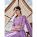 Picture of Alluring Cotton Plum Readymade Salwar Kameez